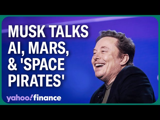 Elon Musk talks AI, Mars and 'space pirates'