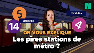 Les trois stations de métro les plus touchées par la pollution