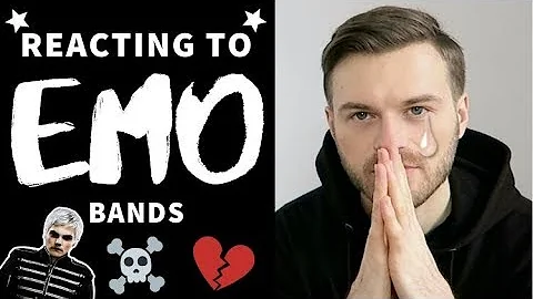 REACTING TO EMO BANDS // My Chemical Romance, Fall Out Boy, Taking Back Sunday, Dashboard