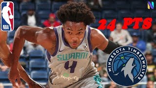 Devonte Graham Charlotte Hornets 24 PTS 4 AST vs Minnesota Timberwolves