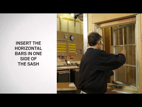 Install an Interior Hardwood Grille on 400 and 200 Series Casement Windows | Andersen Windows