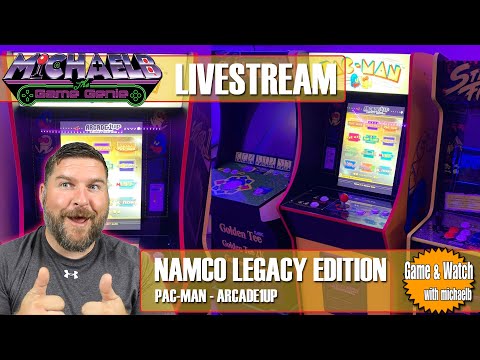 Arcade1Up Namco Legacy Edition Livestream | MichaelBtheGameGenie from MichaelBtheGameGenie