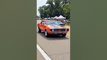 1969 Chevrolet Camaro SS Classic Car Drive By Engine Sound Cruisin
