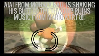 Aiai Shakes His While Clapping To The Thwomp Ruins Music From Mario Kart 8 Super Monkey Ball