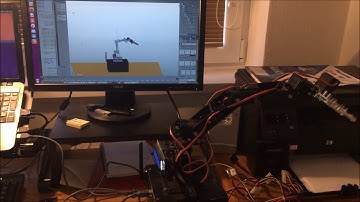 Blender bpy & arduino robotic arm with inverse kinematic/2-way communication