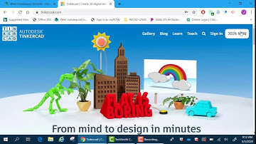 Creating a TinkerCad Account