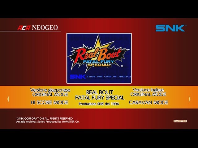 ACA NEOGEO FATAL FURY SPECIAL