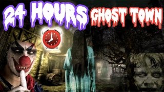 (HAUNTED) 24 HOUR OVERNIGHT in a GHOST TOWN | LOST CHILD BIRTHDAY CARD FOUND IN A HAUNTED GHOST TOWN