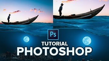 The Under Water Moon | Photoshop Manipulation Tutorial
