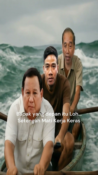 Ternyata Mereka Satu Perahu #jokowi #gibran #prabowo #indonesia