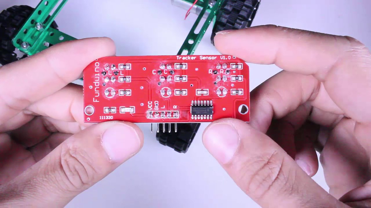 Arduino Line tracker sensor - YouTube