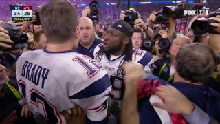 Tom Brady \& Bill Belichick Embrace After Super Bowl LI Victory | NFL