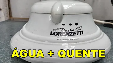 Como o chuveiro esfria a água?