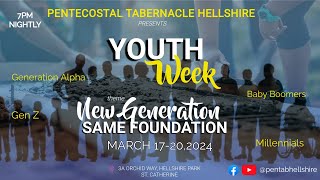Pentab Hellshire |  YOUTH WEEK  |  Monday Night |  March 18, 2024