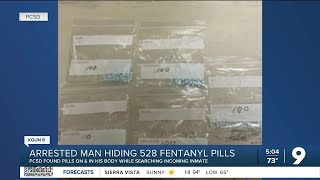 More than 500 fentanyl pills found in underwear, body of incoming inmate