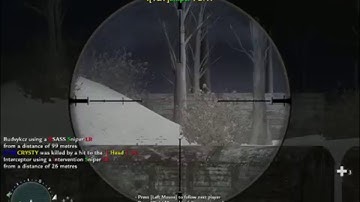 COD2 Sniper Server: .[T&T]Sniper FUN1 using Aimbot.