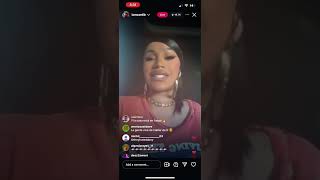 Cardi B Crashes Out On Instagram Live In Spanish 10.21.2025