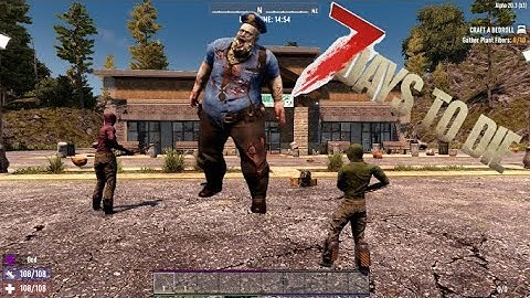 7 DAYS TO DIE Day 2 random Gen #alpha20 #7daystodie #noob #beard #oldman