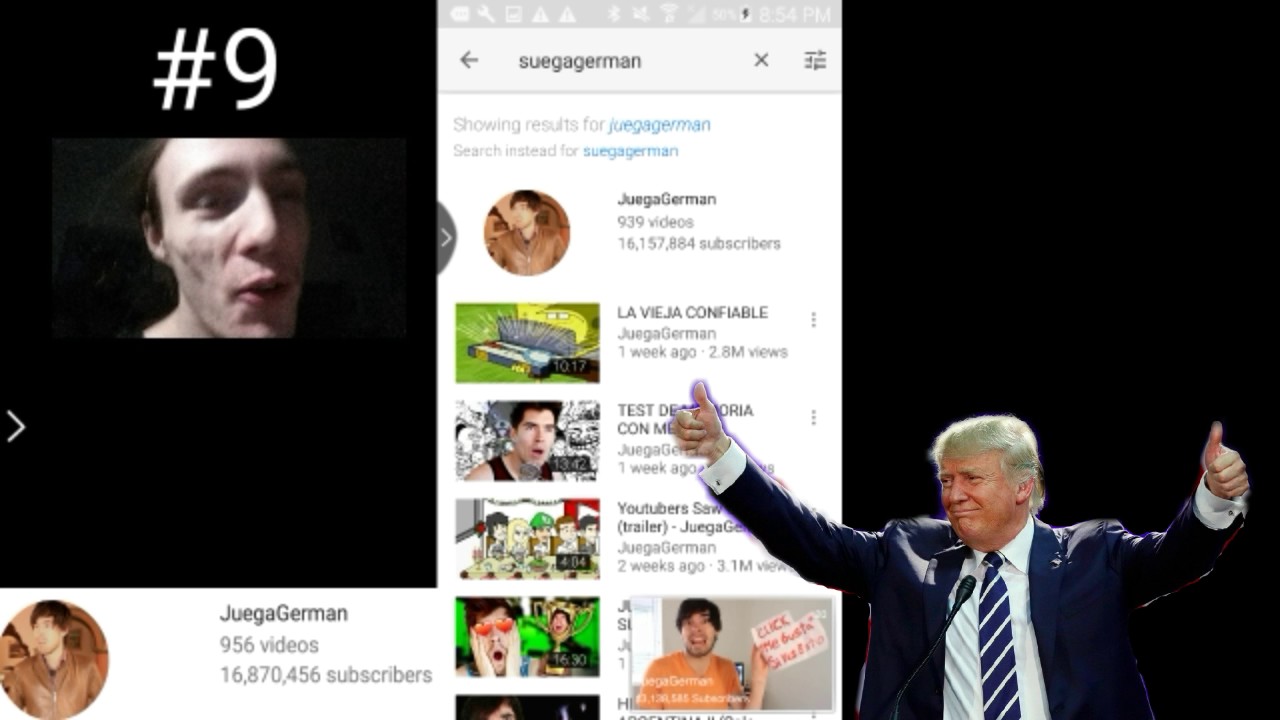 Top 25 Most Subscribed Youtubers Of 2016 - YouTube