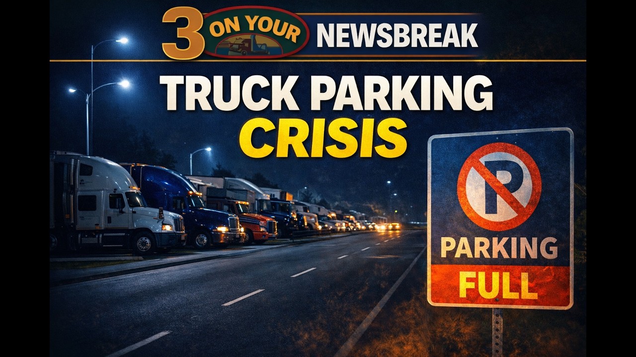Truck Parking Crisis Meets Falling Freight Rates | 3 On Your 30 ...