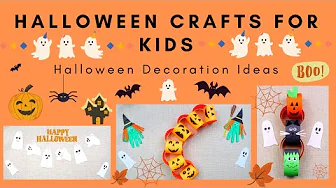 👻 Halloween Crafts For Kids | Easy Halloween Decorating Ideas