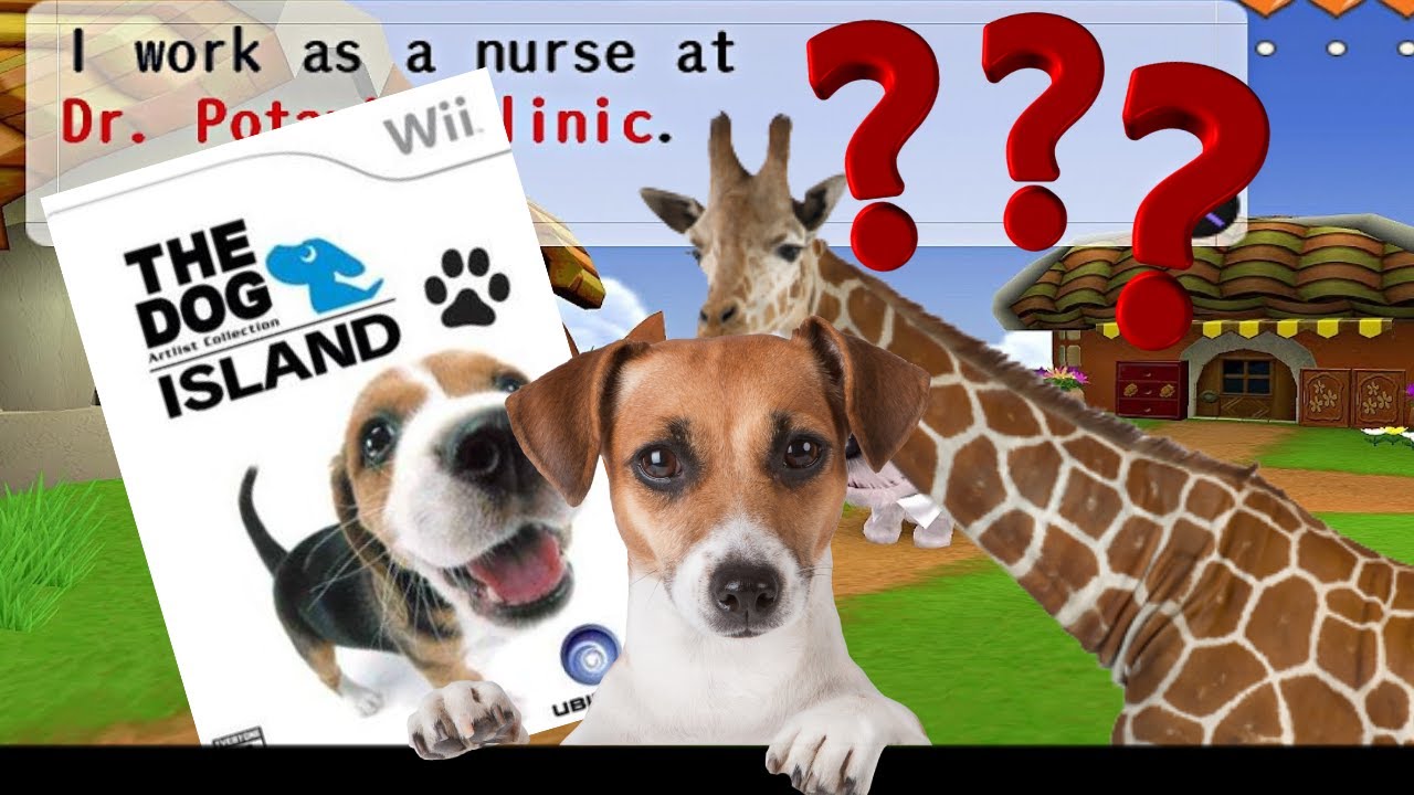 Um jogo estranho de cachorro pro wii - Dog island