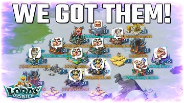 We Finally Caught The 4 BILLION PLAYER SLEEPING! Lords Mobile