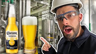 CÓMO SE HACE LA DELICIOSA CERVEZA?  Fábrica de corona! 🍺