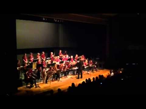 Altona middle school jazz band performing green onions