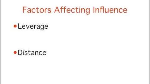 Regression: Influential Observations