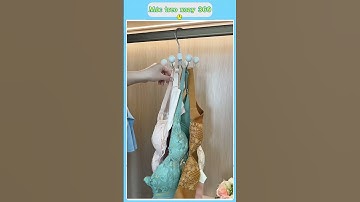 🧦 Móc treo 6 món xoay 360° – Gọn gàng, tiện dụng cho mọi tủ đồ! #giadungtienich #xuhuong