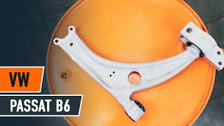 Como substituir a braço de suspensão dianteira no VW PASSAT B6 [TUTORIAL]