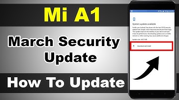 Mi A1 March Update || MI A1 March update received || Oreo March Update