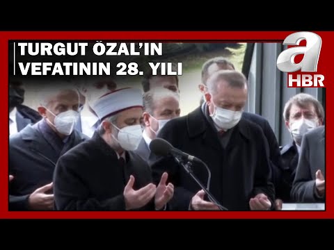 Başkan Erdoğan Anıt Mezarda! Turgut Özal'ın Vefatının 28. Yılı / A Haber | A Haber