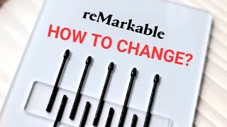 reMarkable 2 /// Changing Marker Tip