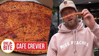 Barstool Pizza Review - Cafe Crevier Denville Nj