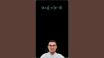 Unobvious solution of an absolute value inequality #maths #math