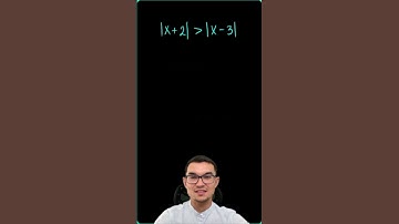 Unobvious solution of an absolute value inequality #maths #math