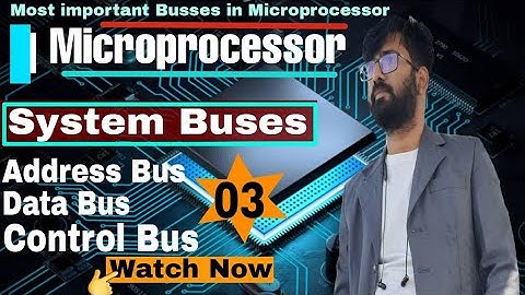 #03 Introduction of Microprocessor | System Bus | Types of System Bus | System Bus in Hindi