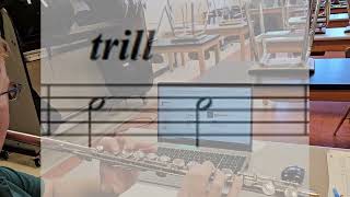 Flute Trills Needed for Colors of the Wind (C to D AND Eb to F)
