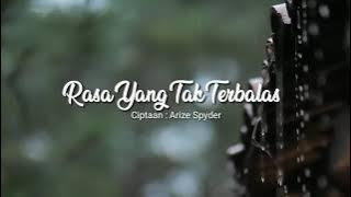 Lagu terbaru 2021 indonesia terpopuler  Musik Video  Arize Spyder   Rasa Yang Tak Terbalas