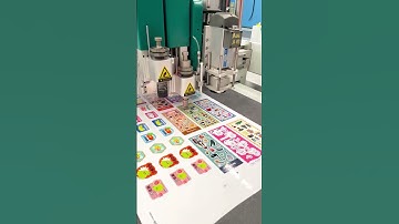 digital sticker cutting machine #sticker #vinyl #cuttingplotter  #shorts