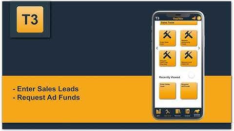 T3 Mobile App Demo Video