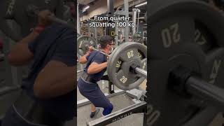 Squat transformation! From quarter repping 100 kg to squatting 145 kg with depth!