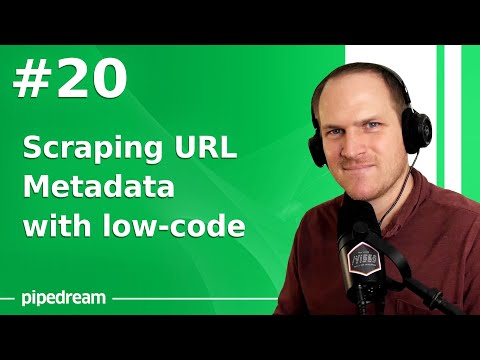 Scraping URL metadata with an NPM package in a Node.js code step