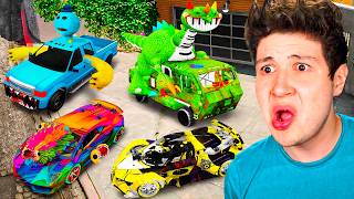 Thumbnail for ROBANDO COCHES de POPPY PLAYTIME 4 en GTA 5! 🚘👻 (Mods)