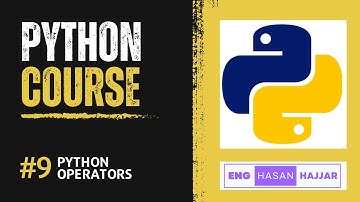 9 - python operators || المعاملات في البايثون