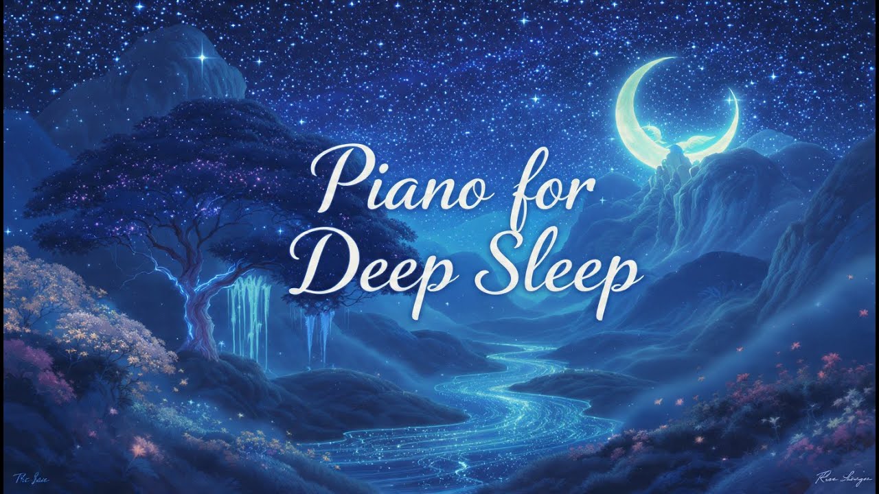 24/7 Sleepy Piano Music for Deep Sleep & Relaxation | Calm Instrumental Study & Stress Relief