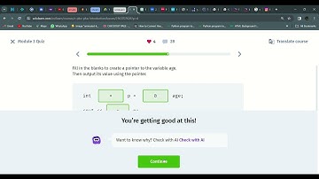 22 Module 3 Quiz | Introduction to C++ | Sololearn