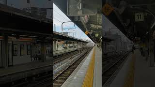 名古屋駅で、６８１系特急しらさぎ号の入線シーンの様子　２０２４年３月２０日撮影